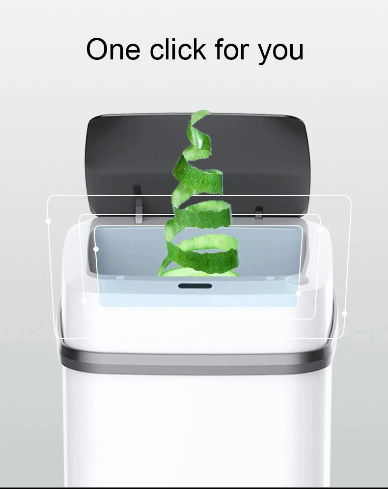 as-130ts 13l smart touch trash can – induction type for kitchen & bathroom