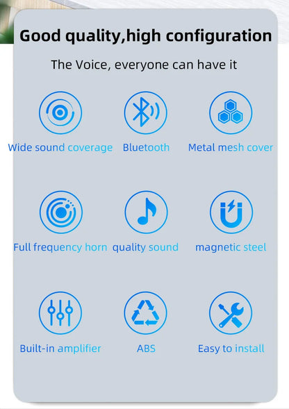 AS-BS05  2" Mini Bluetooth Ceiling Speaker – Full-Range Stereo Background Music Speaker