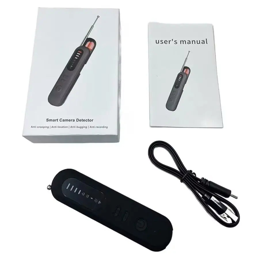 as-215cd anti-spy camera & bug detector. infrared induction, wireless rf signal detection, anti-monitoring & anti-eavesdropping