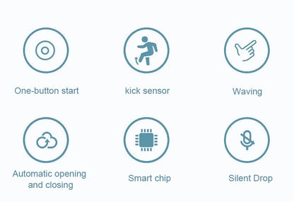 AS-130TS 13L Smart Touch Trash Can – Induction Type for Kitchen & Bathroom