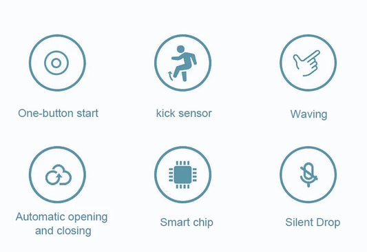 AS-130TS 13L Smart Touch Trash Can – Induction Type for Kitchen & Bathroom