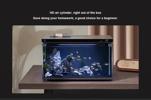 AS-100FT Smart Aquarium – 20L WiFi-Controlled Fish Tank with Auto Feeder & Smart LED Lighting