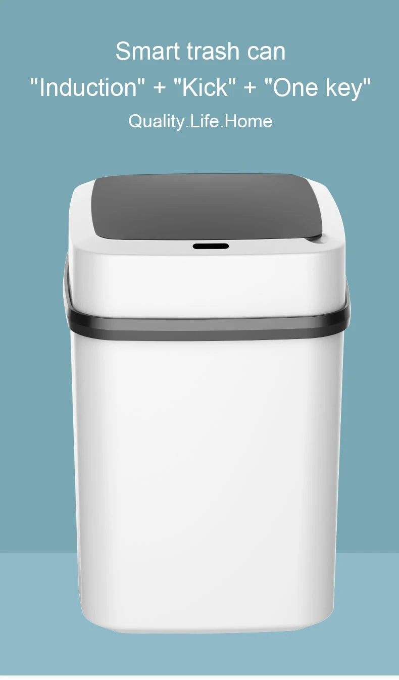 as-130ts 13l smart touch trash can – induction type for kitchen & bathroom