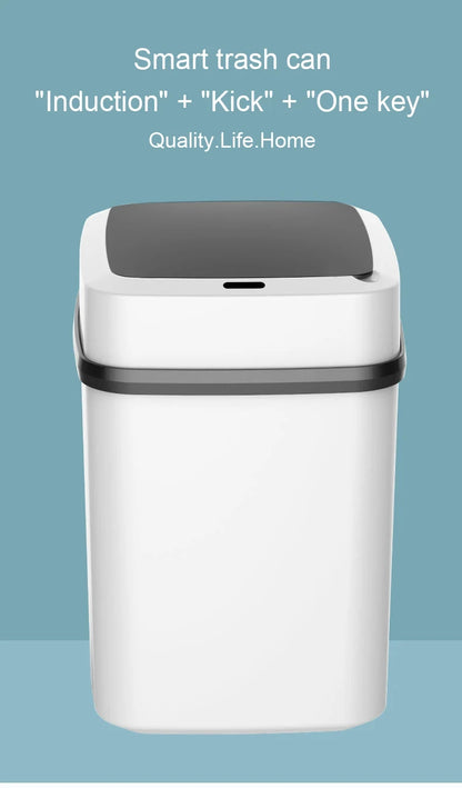 AS-130TS 13L Smart Touch Trash Can – Induction Type for Kitchen & Bathroom