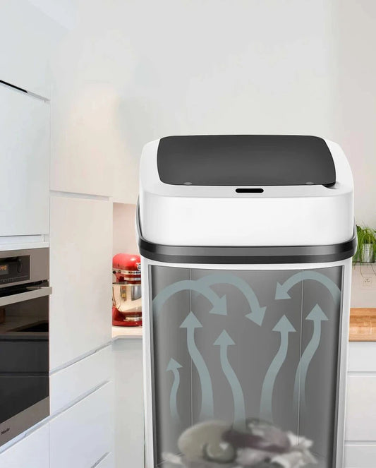 AS-130TS 13L Smart Touch Trash Can – Induction Type for Kitchen & Bathroom