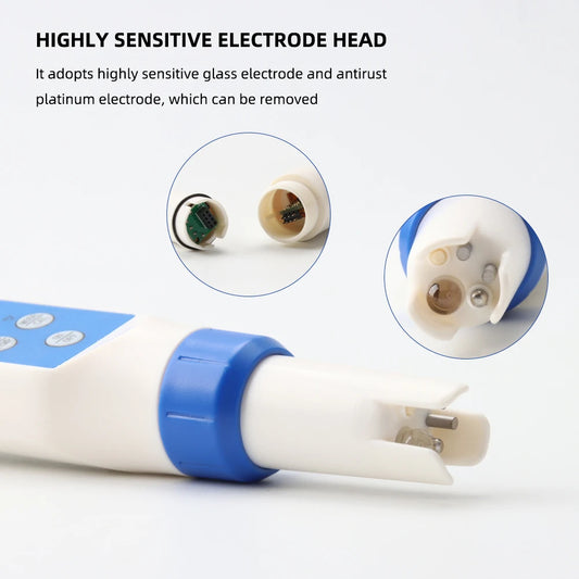 AS-002SM Digital Smart Bluetooth Seawater Salinity Meter – 0.1–200ppt Salt Tester for Aquarium, Pool &amp; Aquaculture