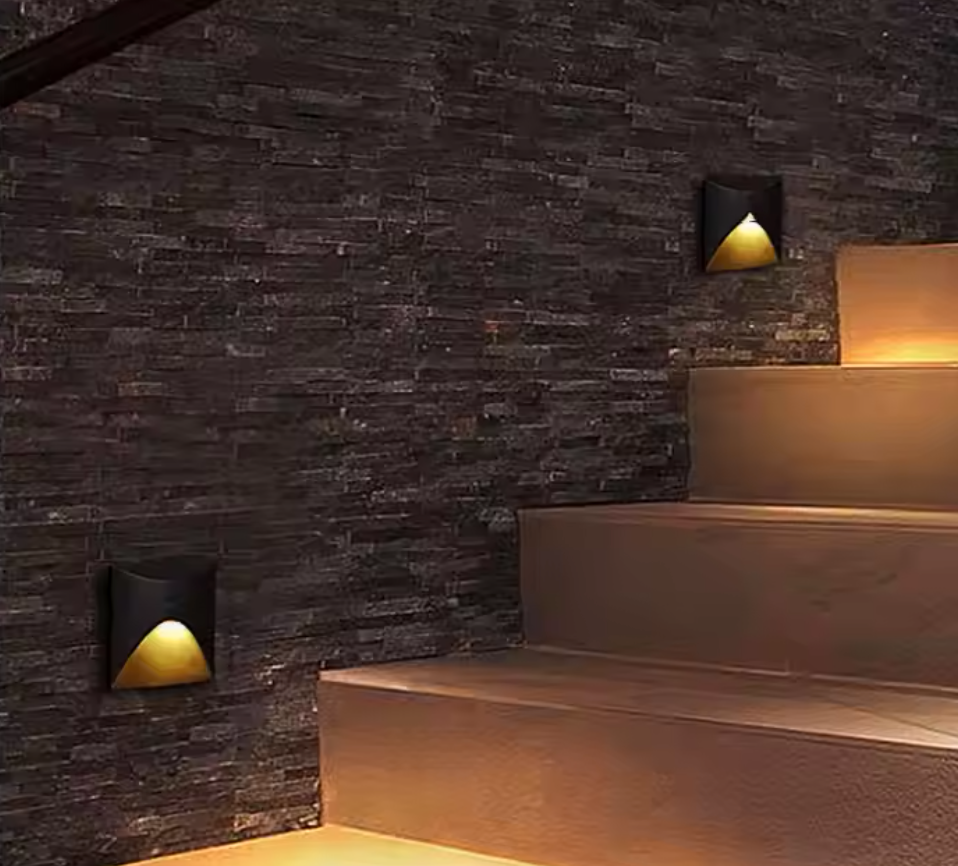 as-101wl 3w led motion sensor stair & step wall light