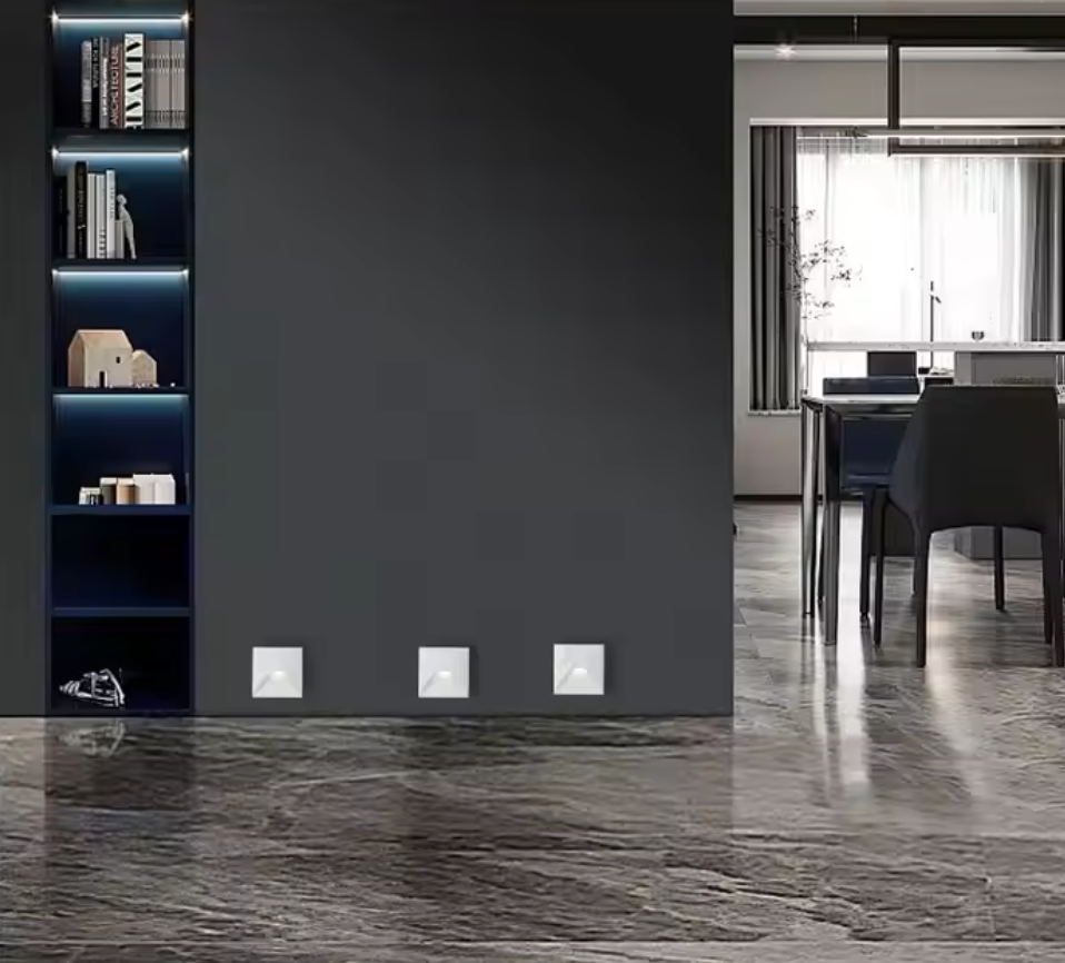 as-101wl 3w led motion sensor stair & step wall light