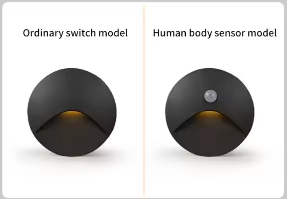 as-101wl 3w led motion sensor stair & step wall light