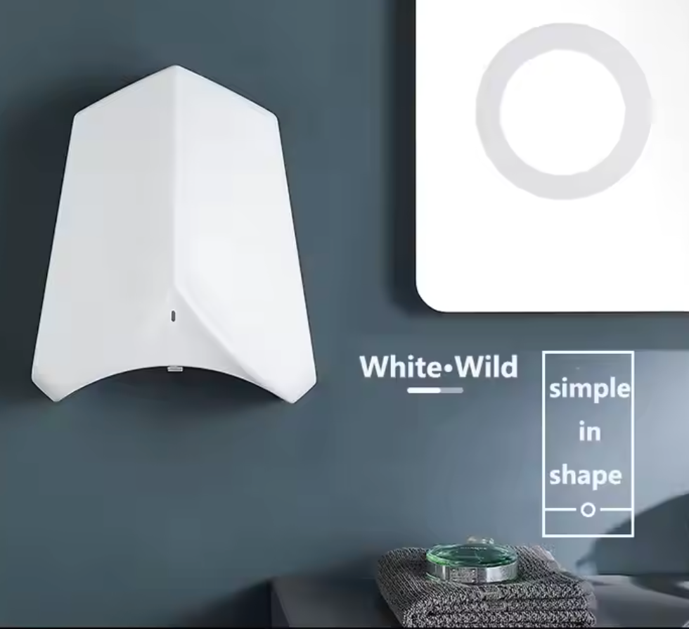 as-101hs high-speed automatic hand dryer with hepa filter, touchless infrared sensor, commercial & public bathroom