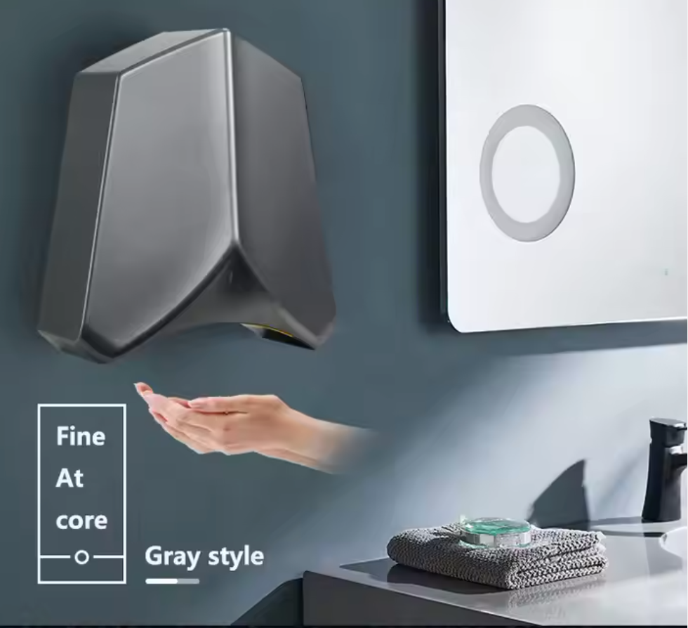 as-101hs high-speed automatic hand dryer with hepa filter, touchless infrared sensor, commercial & public bathroom