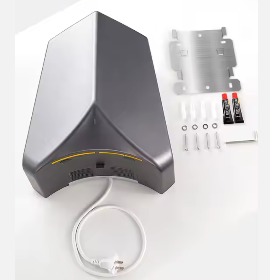 as-101hs high-speed automatic hand dryer with hepa filter, touchless infrared sensor, commercial & public bathroom