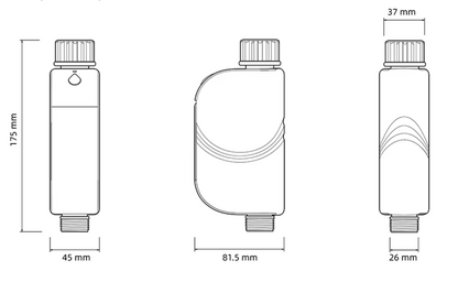 AS-501WT Wi-Fi Wireless Water Timer Irrigation Controller, App Remote Control, Outdoor Garden & Yard