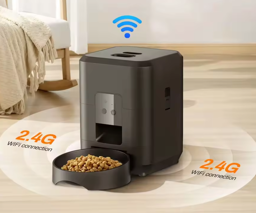 as-001pf 6l smart wifi automatic pet feeder, self-cleaning, dual power