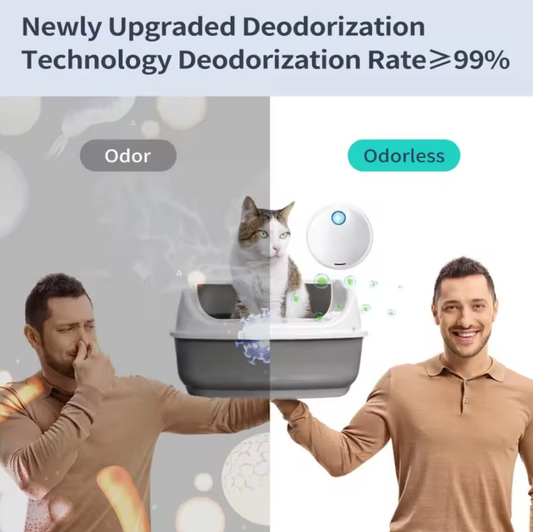 AS-002P Automatic Smart Pet Odour Remover. Cat Litter Deodoriser with Sensor