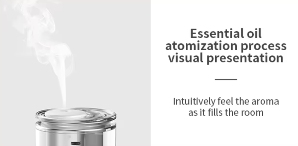 as-500u universal smart car air diffuser – rechargeable aroma perfume diffuser