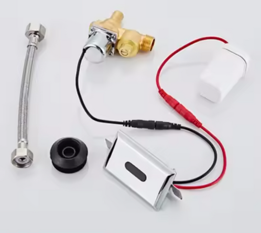 AS-601SV Automatic Infrared Urinal & Toilet Flusher Replacement - 6V Solenoid Valve