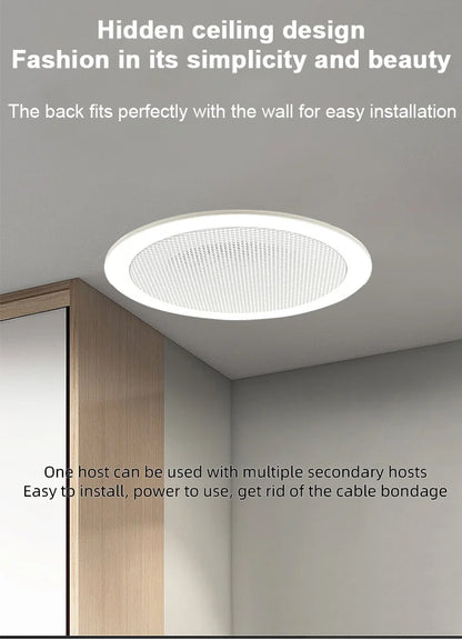 AS-BS05  2" Mini Bluetooth Ceiling Speaker – Full-Range Stereo Background Music Speaker